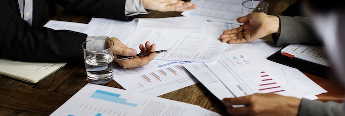 People in Meeting Discussing Audit Documents