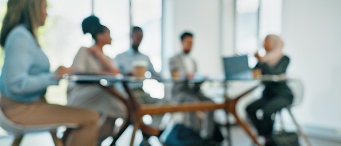 People Meeting in an Office